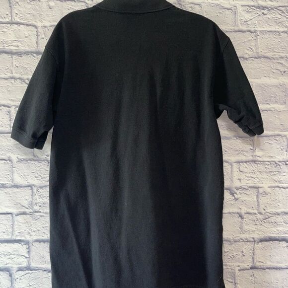 Vintage Warner Bros Mens Short Sleeve Embroidered Bugs Bunny Black Polo Shirt - Picture 2 of 7